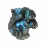 Labradorit Medusa große Gravur Einzelstück in einzigartiger Qualität und Farbe Edelsteine Heilsteine bei Wunderstein24