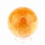 Orangencalcit Kugel Ø 54 mm aus Mexiko in bester Qualität und Farbe Edelsteine Heilsteine bei Wunderstein24
