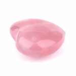 Rosenquarz Herz Ø 74 mm in bester Farbe und Qualität aus Madagaskar Edelsteine Heilsteine bei Wunderstein24