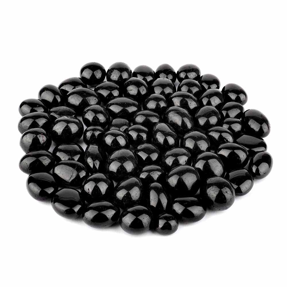 Turmalin Trommelsteine handpoliert schwarz Ø ca. 12 – 22 mm Edelsteine Heilsteine bei Wunderstein24 Turmalin Trommelsteine handpoliert schwarz Ø ca. 12 – 22 mm Edelsteine Heilsteine bei Wunderstein24