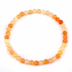 Achat Natur Ø 4,5 mm Kugel Edelstein Armband flexibel und dehnbar Edelsteine Heilsteine bei Wunderstein24