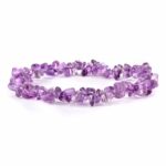 Amethyst Maraba transparent Kinder Edelstein Armband flexibel und dehnbar Edelsteine Heilsteine bei Wunderstein24