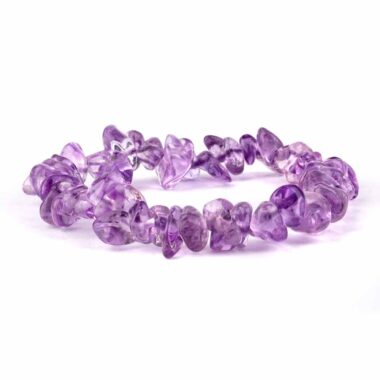 Amethyst Maraba transparent Kinder Edelstein Armband flexibel und dehnbar Edelsteine Heilsteine bei Wunderstein24