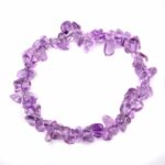 Amethyst Maraba transparent Kinder Edelstein Armband flexibel und dehnbar Edelsteine Heilsteine bei Wunderstein24