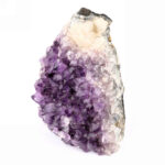 große Amethyst & Calcit Stufe Höhe 167 mm mit Standfläche in sehr schöner Farbe Edelsteine Heilsteine bei Wunderstein24
