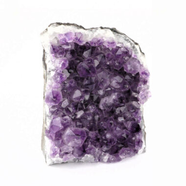 große Amethyst Stufe Höhe 110 mm mit Standfläche in sehr schöner Farbe Edelsteine Heilsteine bei Wunderstein24