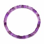 Lapislazuli Ø 5 mm Würfel | Perlen Armband flexibel und dehnbar Edelsteine Heilsteine bei Wunderstein24