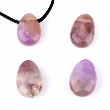 Ametrin Cabochon Anhänger seitlich gebohrt Edelsteine Heilsteine bei Wunderstein24
