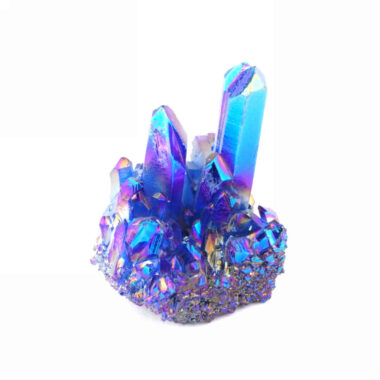 Aqua Angel Aura Bergkristall Stufe blau aus Brasilien Edelsteine Heilsteine bei Wunderstein24