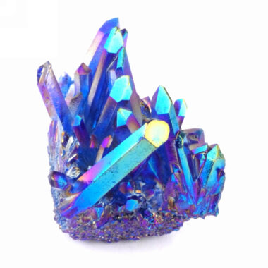 Aqua Angel Aura Bergkristall Stufe blau aus Brasilien Edelsteine Heilsteine bei Wunderstein24