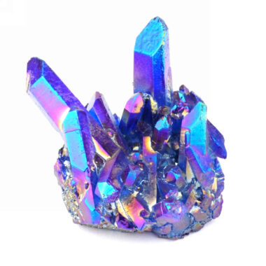 Aqua Angel Aura Bergkristall Stufe blau aus Brasilien Edelsteine Heilsteine bei Wunderstein24