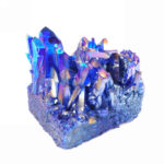 Aqua Angel Aura Bergkristall Stufe blau aus Brasilien Edelsteine Heilsteine bei Wunderstein24