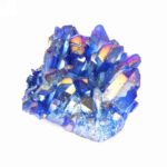 Aqua Angel Aura Bergkristall Stufe blau aus Brasilien Edelsteine Heilsteine bei Wunderstein24