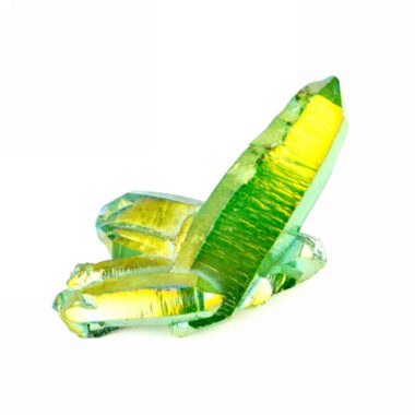 Aqua Angel Aura Bergkristall Stufe grün aus Brasilien Edelsteine Heilsteine bei Wunderstein24