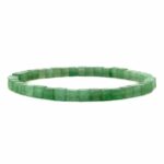 Aventurin grün Ø 5 mm Würfel | Perlen Armband flexibel und dehnbar Edelsteine Heilsteine bei Wunderstein24