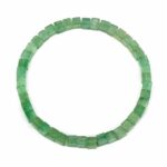 Carneol | Karneol Ø 5 mm Würfel | Perlen Armband flexibel und dehnbar Edelsteine Heilsteine bei Wunderstein24