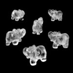 Larvikit Elefant | Glückselefant Gravur Ø ca. 47 mm Edelsteine Heilsteine bei Wunderstein24