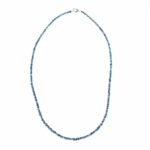 Diamant Kette blau Natur ca. 18 Kt Diamanten Länge 45 cm extrem seltene Rarität Edelsteine Heilsteine bei Wunderstein24