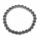 Hämatit Ø 6 mm Zickzack Edelstein Armband flexibel und dehnbar Edelsteine Heilsteine bei Wunderstein24