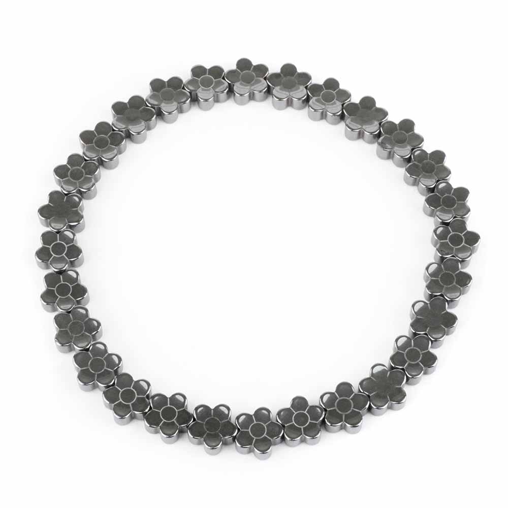 Hämatit Ø 7,6 mm Blumen Edelstein Armband flexibel und dehnbar Edelsteine Heilsteine bei Wunderstein24 Hämatit Ø 7,6 mm Blumen Edelstein Armband flexibel und dehnbar Edelsteine Heilsteine bei Wunderstein24