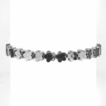 Hämatit Ø 7,6 mm Blumen Edelstein Armband flexibel und dehnbar Edelsteine Heilsteine bei Wunderstein24 Hämatit Ø 7,6 mm Blumen Edelstein Armband flexibel und dehnbar Edelsteine Heilsteine bei Wunderstein24