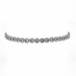 Hämatit Ø 5 mm Blüten Edelstein Armband flexibel und dehnbar Edelsteine Heilsteine bei Wunderstein24