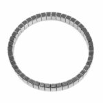Hämatit Ø 7,5 mm Steg Edelstein Armband flexibel und dehnbar Edelsteine Heilsteine bei Wunderstein24