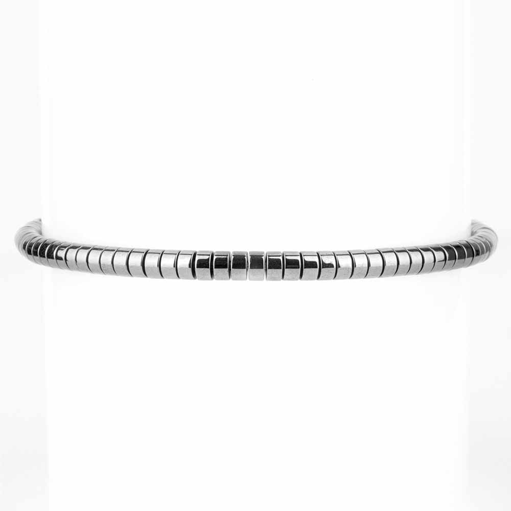 Hämatit Ø 4 mm Rondell Edelstein Armband flexibel und dehnbar Edelsteine Heilsteine bei Wunderstein24 Hämatit Ø 4 mm Rondell Edelstein Armband flexibel und dehnbar Edelsteine Heilsteine bei Wunderstein24