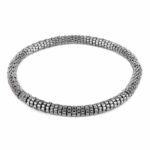 Hämatit Ø 6 mm Zylinder-Perlen Edelstein Armband flexibel und dehnbar Edelsteine Heilsteine bei Wunderstein24