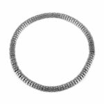 Hämatit Ø 5 mm geripptes Edelstein Armband flexibel und dehnbar Edelsteine Heilsteine bei Wunderstein24