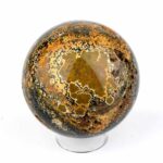 große Ozean-Jaspis Kugel Ø 68 mm aus Madagaskar mit wunderschöner Maserung Edelsteine Heilsteine bei Wunderstein24
