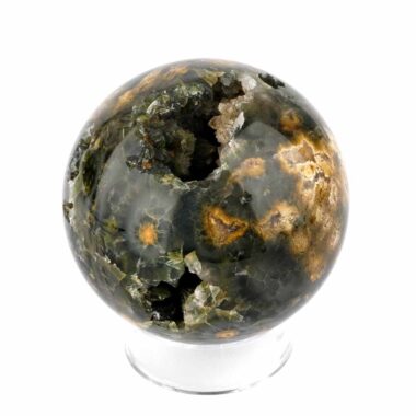 Ozean-Jaspis Kugel Ø 52 mm aus Madagaskar mit wunderschöner Maserung Edelsteine Heilsteine bei Wunderstein24