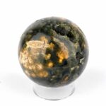 Ozean-Jaspis Kugel Ø 52 mm aus Madagaskar mit wunderschöner Maserung Edelsteine Heilsteine bei Wunderstein24