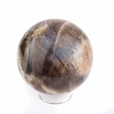 Mondstein Kugel Ø 67 mm wunderschön blau schimmernd wie Regenbogen-Mondstein Edelsteine Heilsteine bei Wunderstein24