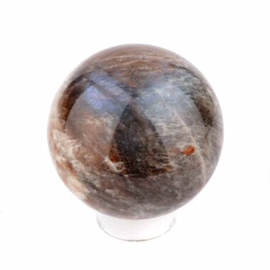 Mondstein Kugel Ø 66 mm wunderschön blau schimmernd wie Regenbogen-Mondstein Edelsteine Heilsteine bei Wunderstein24