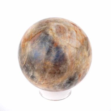 Mondstein Kugel Ø 69 mm wunderschön blau schimmernd wie Regenbogen-Mondstein Edelsteine Heilsteine bei Wunderstein24