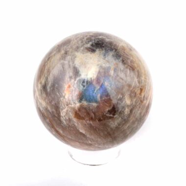 Mondstein Kugel Ø 68 mm wunderschön blau schimmernd wie Regenbogen-Mondstein Edelsteine Heilsteine bei Wunderstein24