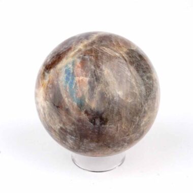 Mondstein Kugel Ø 70 mm wunderschön blau schimmernd wie Regenbogen-Mondstein Edelsteine Heilsteine bei Wunderstein24