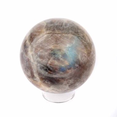 Mondstein Kugel Ø 70 mm wunderschön blau schimmernd wie Regenbogen-Mondstein Edelsteine Heilsteine bei Wunderstein24