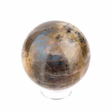 Mondstein Kugel Ø 66 mm wunderschön blau schimmernd wie Regenbogen-Mondstein Edelsteine Heilsteine bei Wunderstein24