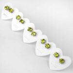 Olivin | Peridot Ø 5 mm facettierte Edelstein Ohrstecker Paar & 925 Sterling-Silber Edelsteine Heilsteine bei Wunderstein24 Olivin | Peridot Ø 5 mm facettierte Edelstein Ohrstecker Paar & 925 Sterling-Silber Edelsteine Heilsteine bei Wunderstein24