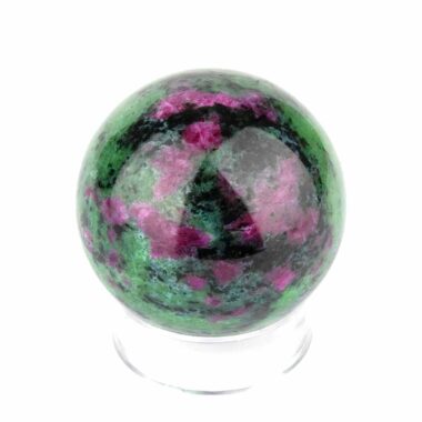 Rubin in Zoisit Kugel Ø 42 mm aus Tansania in bester Qualität und Farbe Edelsteine Heilsteine bei Wunderstein24