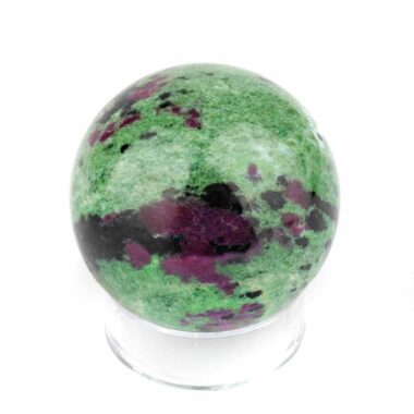 Rubin in Zoisit Kugel Ø 42 mm aus Tansania in bester Qualität und Farbe Edelsteine Heilsteine bei Wunderstein24