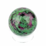 Rubin in Zoisit Kugel Ø 41 mm aus Tansania in bester Qualität und Farbe Edelsteine Heilsteine bei Wunderstein24