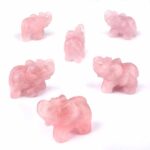 Sodalith Elefant | Glückselefant Gravur Ø ca. 47 mm Edelsteine Heilsteine bei Wunderstein24