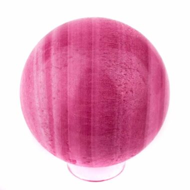 große Rubin Kugel Ø 76 mm in wunderschöner Farbe und Maserung Edelsteine Heilsteine bei Wunderstein24