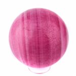 große Rubin Kugel Ø 79 mm in wunderschöner Farbe und Maserung Edelsteine Heilsteine bei Wunderstein24