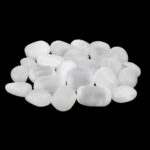 Selenit Trommelsteine handpoliert Ø ca. 27 – 33 mm Edelsteine Heilsteine bei Wunderstein24