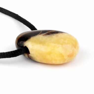 Septarie Cabochon Anhänger seitlich gebohrt Edelsteine Heilsteine bei Wunderstein24