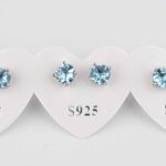 Opal Äthiopien Ø 6,5 mm ovale Edelstein Ohrstecker Paar & 925 Sterling-Silber Edelsteine Heilsteine bei Wunderstein24